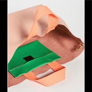 Clare V Bateau Tote Rustic Pale Pink